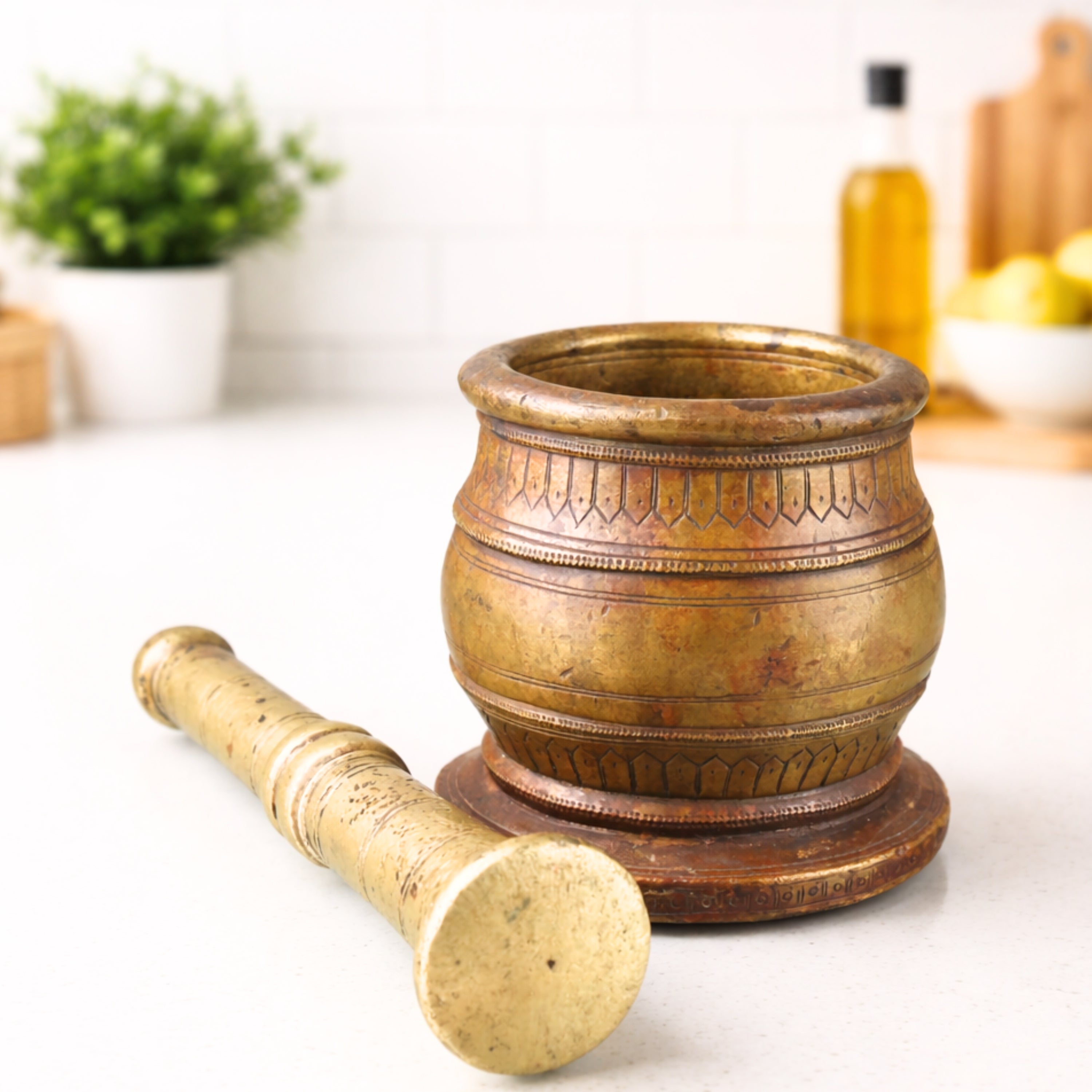 Vintage Mortar Pestle