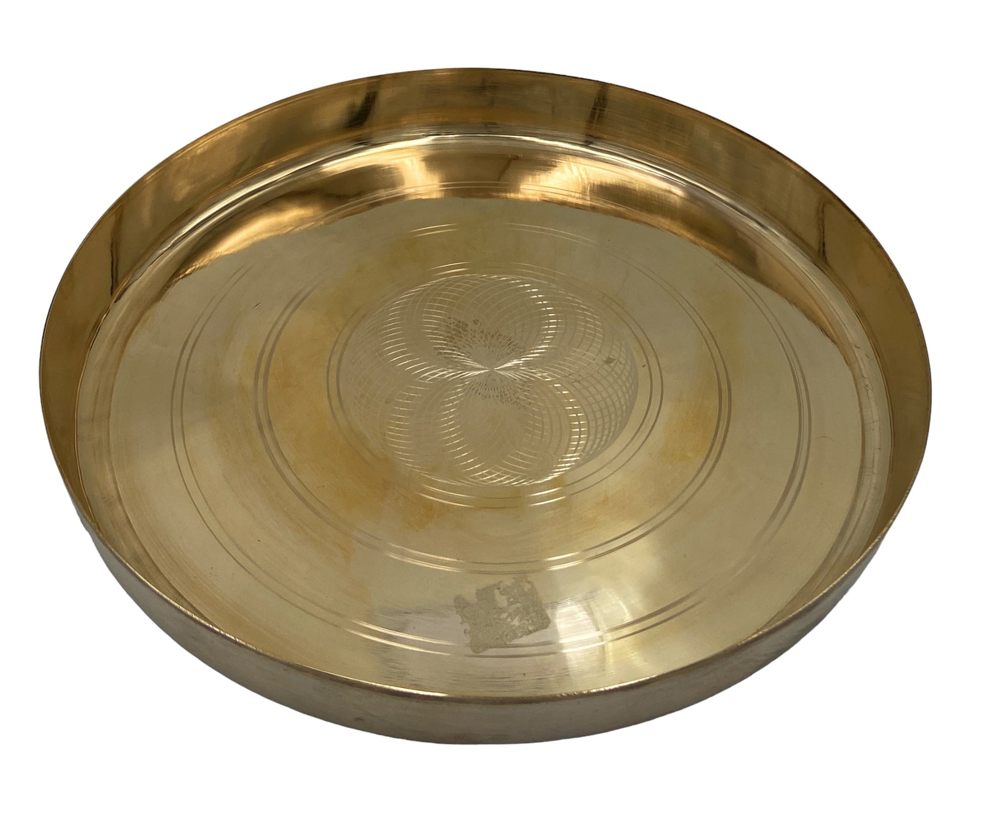 Brass Hand Designed Kansa Ki Thali Plates | Decorative Plates | Plate Brass | Fruit Bowl Brass| Brass Thali | Pooja