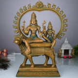 Panchaloha Shiva Parvati