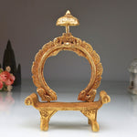 Brass Shinghashan with Prabhavali