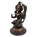 Handcrafted Brass Gaja Lakshmi Idol – Gajalakshmi | Kamala | Padma | Shri Devi Statue for Pooja, Home Temple & Prosperity Decor, Gold, 9 Inch, 1 Piece