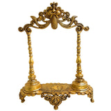 Brass Deity Stand With Prabhavali and Chowki
