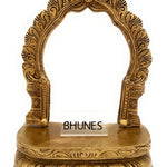 Brass Shinghashan With Prabhavali For God Chowki Peetha Peeta Peetalu Peetham Bajot For Temple Sinhasan With Frame Prabhaval Pooja Mandir Prabhawali Stand