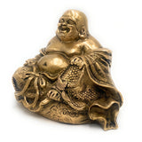 Handcrafted Brass Kubera Idol | Kuber Kuvera Dhanapati Vaisravana Murti | God of Wealth Statue Vigraha for Pooja, Temple, Home Decor & Gifts,Gold, 4.5 Inch, 1 Piece