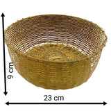 Brass Fruit Bowl, Traditional Pittal Phal Dani, Decorative Indian Brass Bowl, Decorative Bowls,Gold, 3.5 Inch, 1 Piece