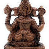 Bhunes Copper Ganesha Idols, Ganesh Ki Murti, Ganpati Statue,Brown, 2.5 Inch, 1 Piece