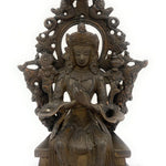 Handcrafted Brass Tibetan Manjushri Idol