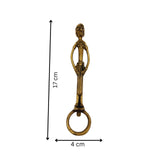 Brass Bottle Opener, Peetal / Pittal Bastar Handmade Cap Cork Opener,Gold, 7 Inch, 1 Piece