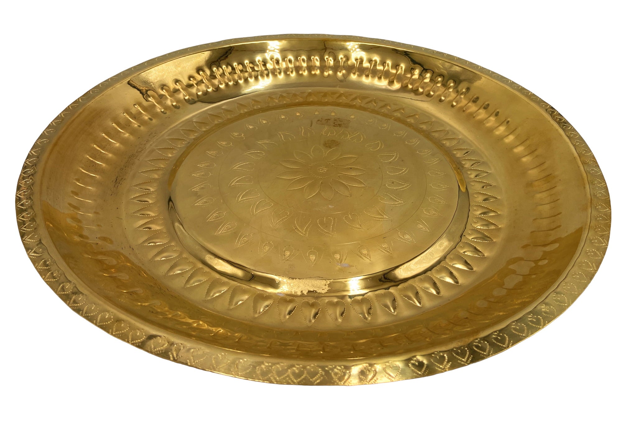Brass Hand Designed Poja Plates | Decorative Plates | Plate Brass | Fruit Bowl Brass| Brass Thali | Pooja