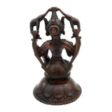 Handcrafted Brass Gaja Lakshmi Idol – Gajalakshmi | Kamala | Padma | Shri Devi Statue for Pooja, Home Temple & Prosperity Decor, Gold, 9 Inch, 1 Piece