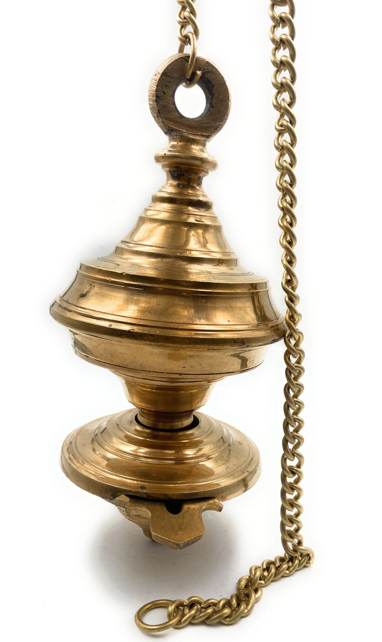 Brass Hanging Traditional Lamps With Single Face, Diya, Pooja Lamp, Deep, Deepam For Home Décor