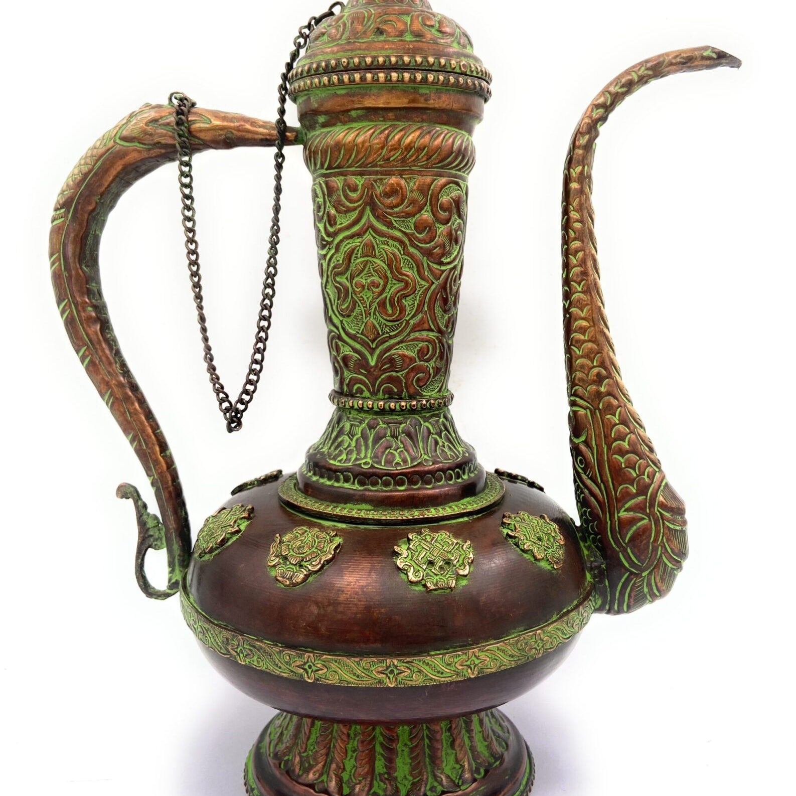 Brass, Surahi, Suraahee, Ewer, Pitcher, Kettle, Ketalee, Kettledrum, Jar, Pot, Surai, Jug, Showpeice, Brass Decoratives, Gift, Home Decor