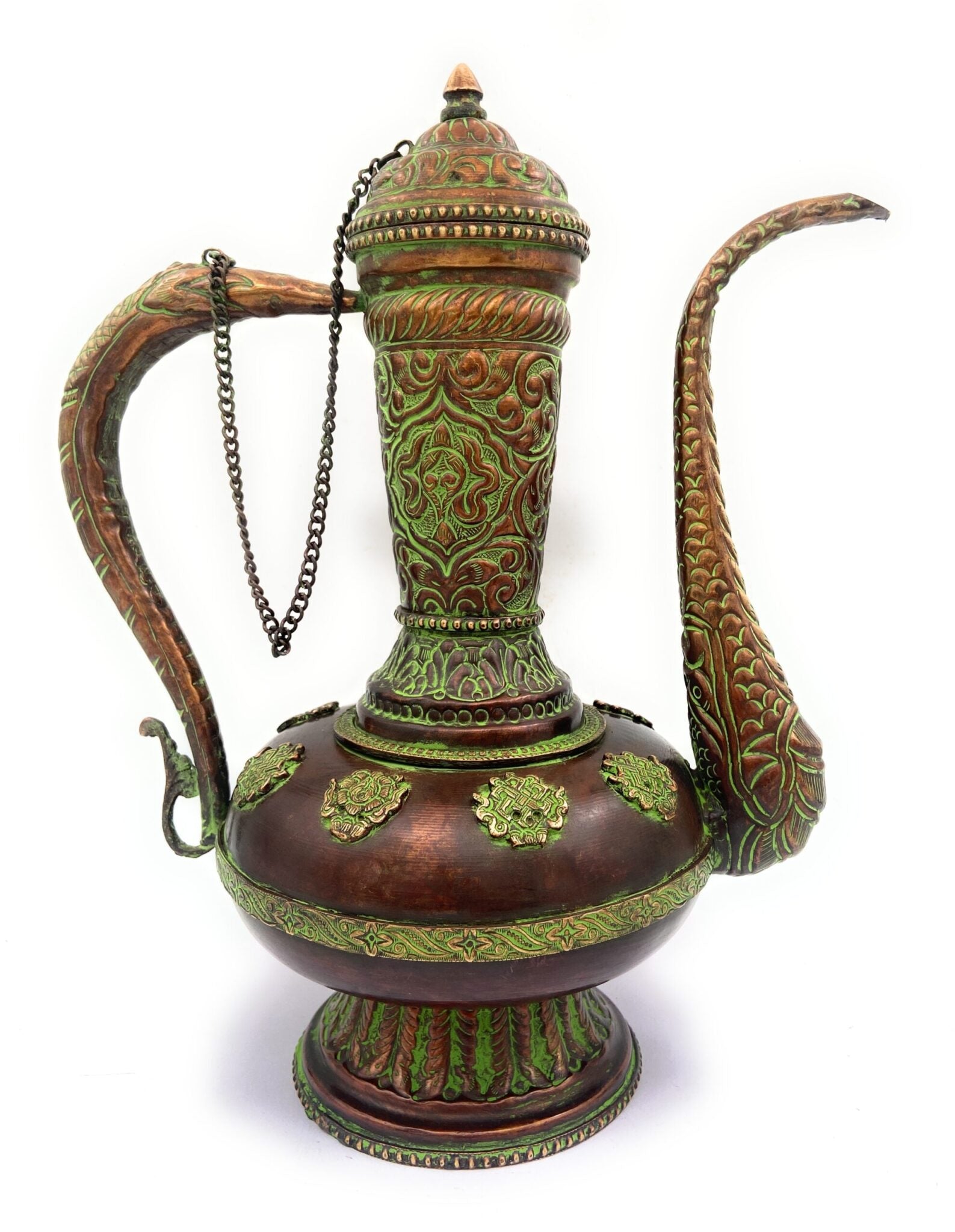 Brass, Surahi, Suraahee, Ewer, Pitcher, Kettle, Ketalee, Kettledrum, Jar, Pot, Surai, Jug, Showpeice, Brass Decoratives, Gift, Home Decor