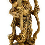 Brass Sri Ram Idol, Pital Rama Murti, Ayodhya Ramachandra Statue, Handmade Shree Ram Vigraham,Gold, 6 Inch, 1 Piece