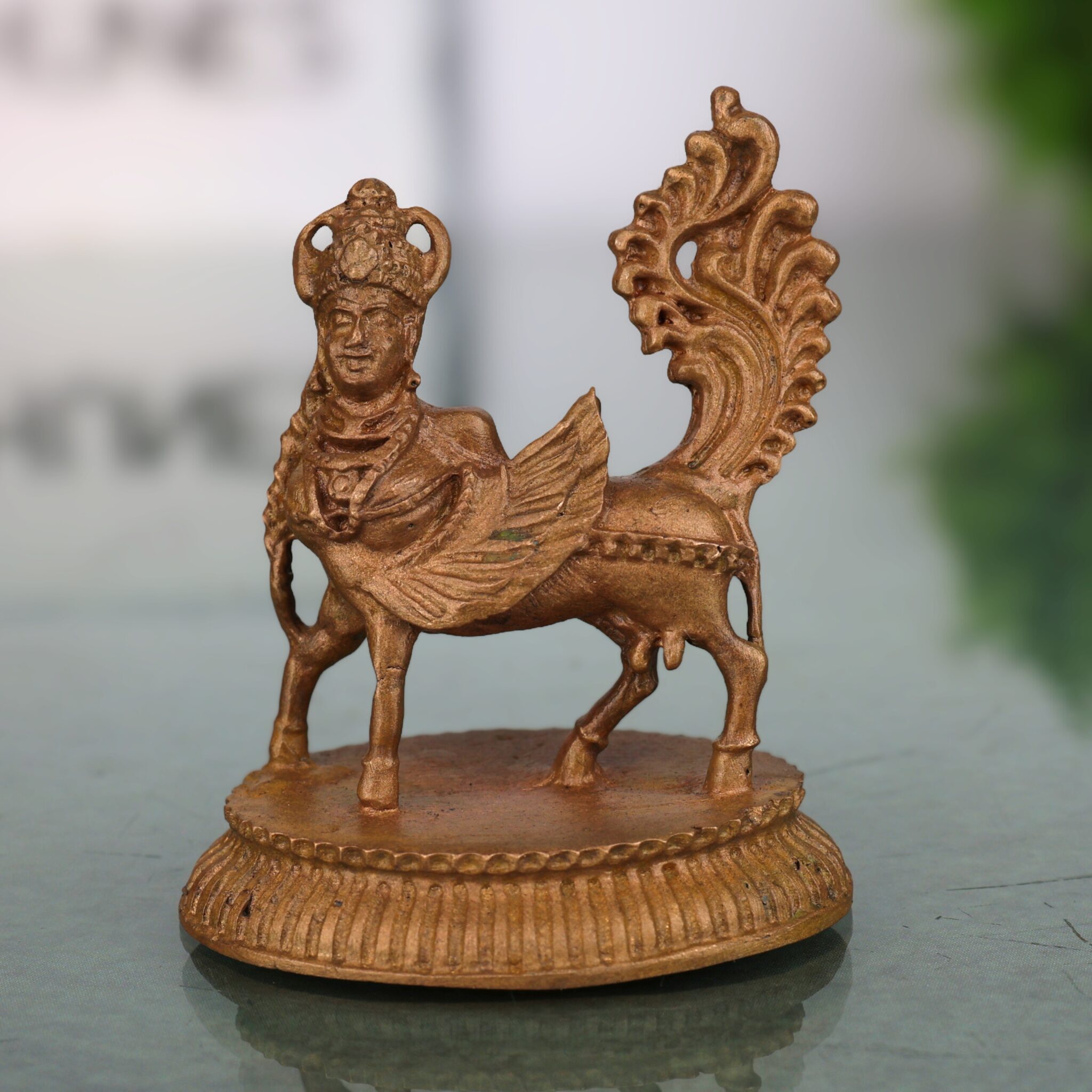 Bronze Kamadenu Idol