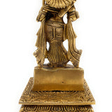 Premium Brass Sri Ram Idol, Shree Rama Statue for Home Temple & Pooja, Handmade Kodanda Rama Murti,Gold, 8 Inch, 1 Piece