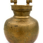 Brass Antique Kamandal | Brass Stoup | Ganga Jali With 1 Litre Capacity