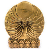 Premium Brass Buddha Idol | Lord Buddha Statue | Meditating Buddha Murti | Gautama Buddha Figurine | Spiritual Home Decor Showpiece,Gold, 6.5 Inch, 1 Piece