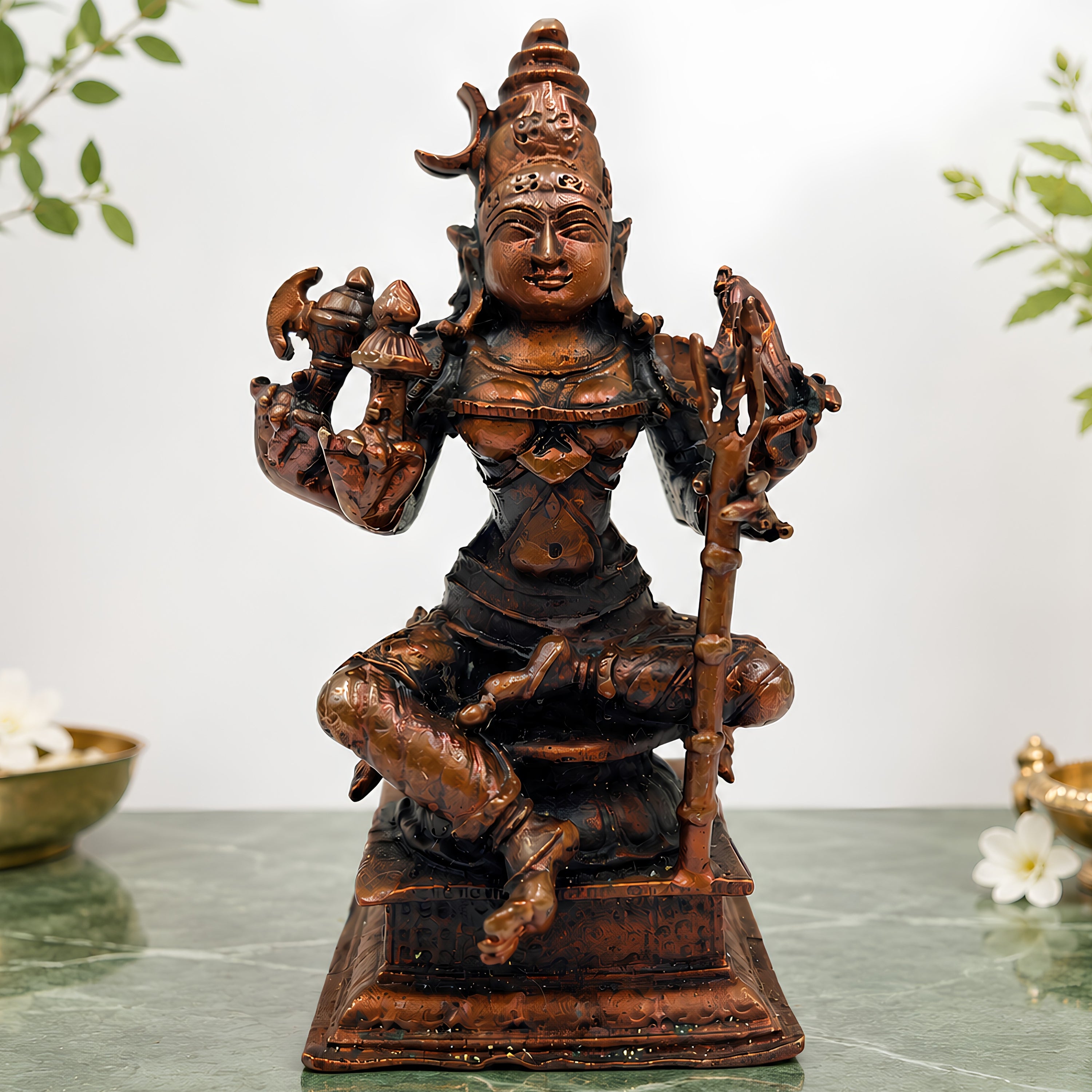 Copper Raja Rajeshvari Idols