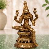  Brass Lakshmi Idol 