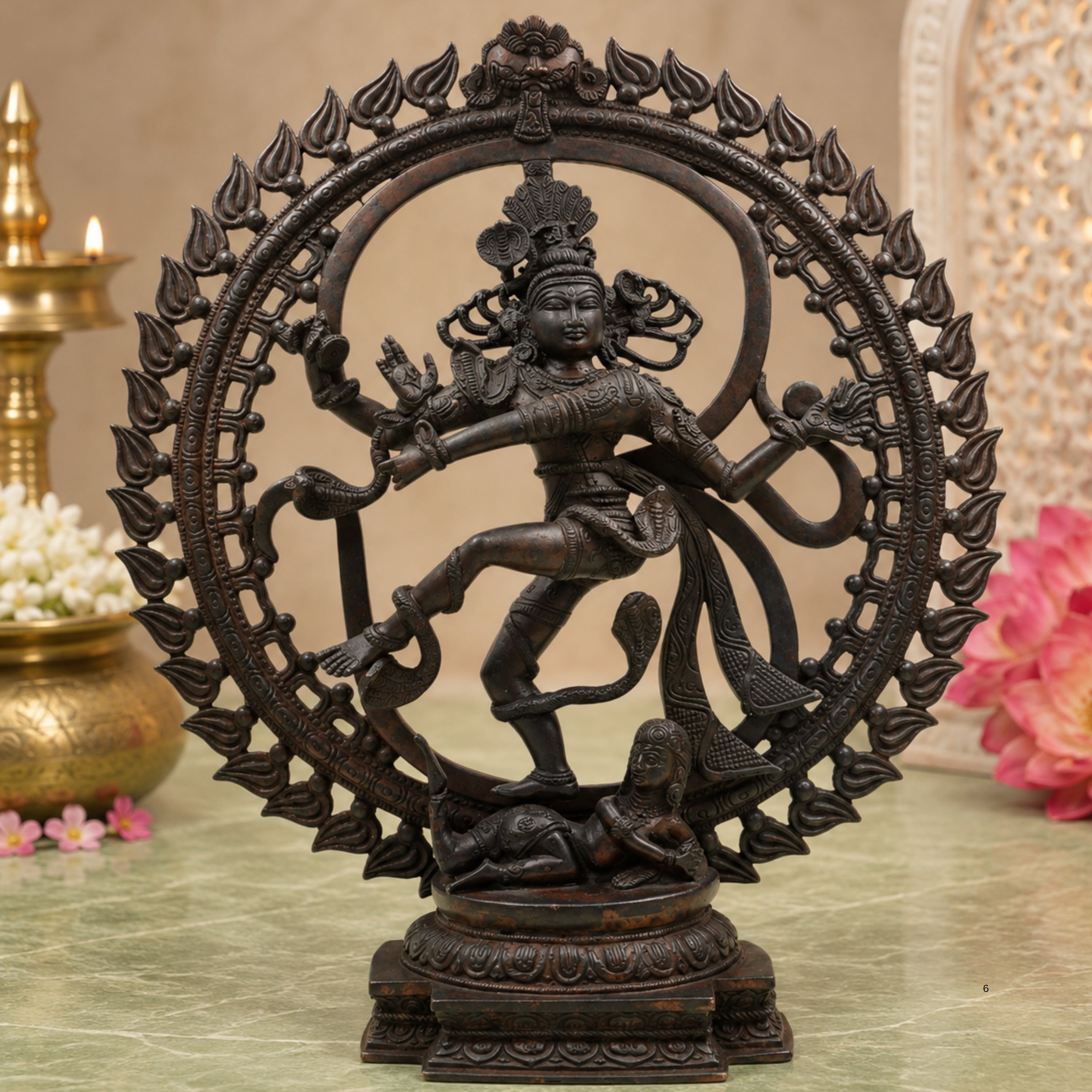 Brass Nataraja Idol