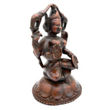 Handcrafted Brass Gaja Lakshmi Idol – Gajalakshmi | Kamala | Padma | Shri Devi Statue for Pooja, Home Temple & Prosperity Decor, Gold, 9 Inch, 1 Piece