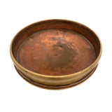 Brass Urli, Traditional Kerala Uruli, Peetal Pital Urli Bowl, Lakshmi Puja Decor, Temple Home Brass Showpiece, Brown, 3.5 Inch, 1 Piece