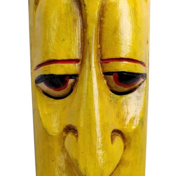 Nepali Long Face Wall Hangings |Wooden Arts | Wooden | Wall Hangings | Wall Decor | Handicarfts | Face | Gifts