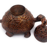 Brass Dhoop Dani Idol, Peetal Sambrani Burner, Pital Agarbatti Stand for Pooja, Traditional Pittal Dhoop Holder Murti, Brown, 6 Inch, 1 Piece