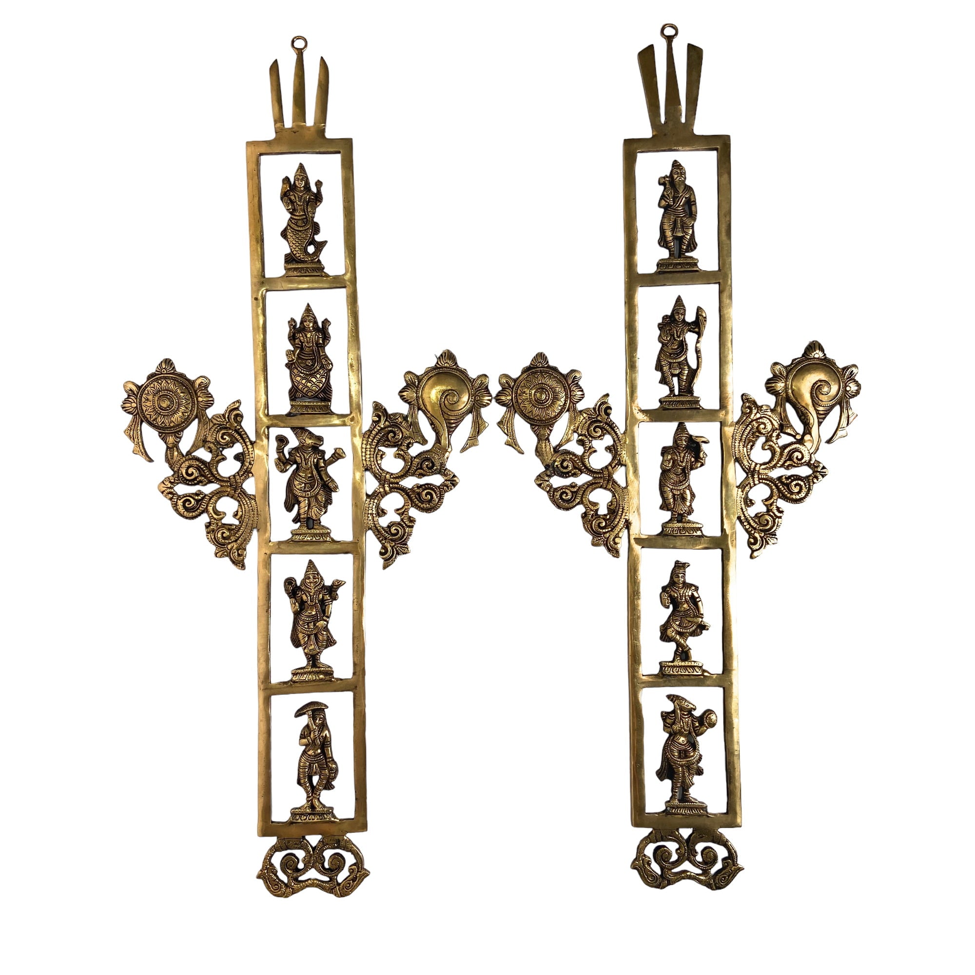 Vishnu Dashavatara Wall Hanging Idol