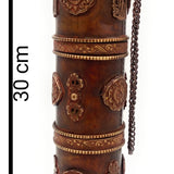 Bhunes Brass Insences Sticks Stand, Farman, Agarbatti Stick Holder Dhoop Batti Stand For Pooja Ibadat Ardas Pray Standard Cone Holder,Brown, 12 Inch, 1 Piece