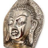 Big Buddha Mask | Buddha Wall Hanging, Silver, 11 Inch, 1 Piece