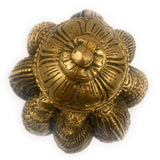 Bhunes Brass Multi Face Brahma Head |Lord Brahma Face | Brahma Face | Brahma Ji | Brass Brahma Statue,Gold, 8 Inch, 1 Piece