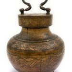 Brass Antique Kamandal | Stoup | Gangajali With 1 Litre Capacity