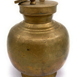 Bhunes Brass Antique Kamandal | Brass Stoup | Ganga Jali With 1 Litre Capacity,Gold, 8 Inch, 1 Piece