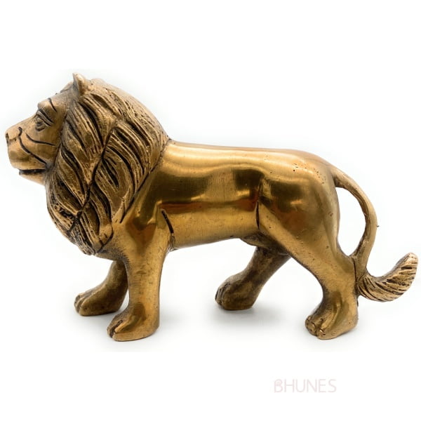 Brass Lion Scultpture | Lion Brass Statue | Lion Statues Showpieces ...