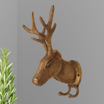 Brass Deer Idol