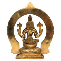 Brass Varahi Amman Idol | Varahi Devi Murti | Varahi Mata Statue | Varahi Ammavaru Vigraha | Varahi Bhagavathi Moorthi for Pooja, Temple & Home Decor, Gold, 12 Inch, 1 Piece - Image 5