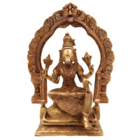 Brass Varahi Amman Idol | Handcrafted Varahi Devi Murti | Maa Varahi Mata Vigraha for Pooja, Home Temple & Decor, Gold, 8 Inch, 1 Piece - Image 2