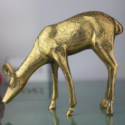 Brass Deer Idol