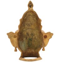 Handcrafted Brass Gowri Face Idol – Parvati | Mahagauri | Gauri | Devi Head Murti for Pooja, Temple, Home Decor & Gifting, Gold, 9 Inch, 1 Piece - Image 5