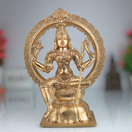 Handmade Bronze Raja Rajeshwari Idol
