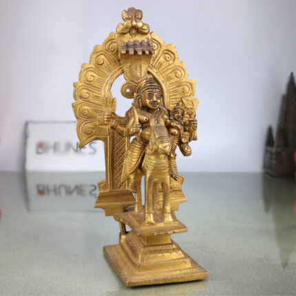 Brass Shiva Khandoba Idol