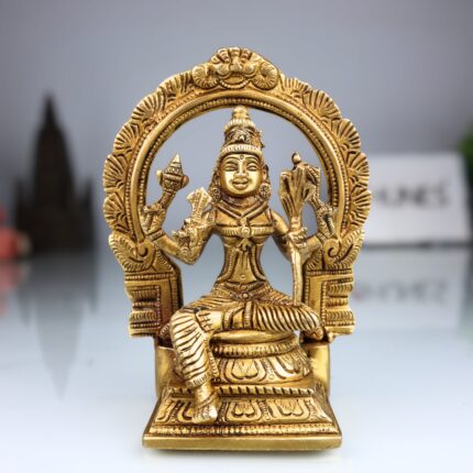 Brass Rajarajeshvari Idol