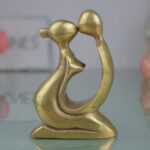 Bhunes Brass Modern Art | Arts | Brass Awards | Brass Trophy | Brass Lady | Home Décor| Decoratives,Gold, 5 Inch, 1 Piece