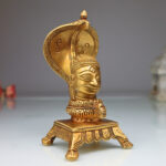 Brass Shiva head with Sheshnag