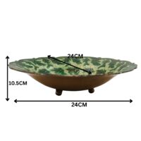 Brass Fruit Bowl | Decorative Bowls | Decorative Bowls Brass| Bowls Brass | Fruit Bowl Brass| Brass Plates- Brass Decoratives, Multicolor, 4 Inch, 1 Piece - Image 5