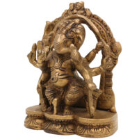 Handcrafted Brass Ganesha Idol | Vinayaka Ganpati Murti | Ganesh Statue for Pooja, Home Temple, Decor & Gift, 5 Inch, 1 Piece - Image 4