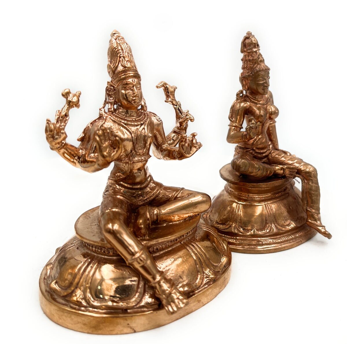 bhunes bronze shiva parvati murti, shiv parwathi, uma maheshwara idols, uma shankar silai, umamaheshwaram, umamaheswara statue,gold, 4 inch, 1 piece