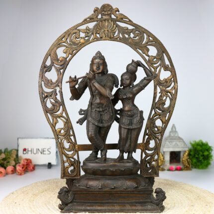 Panchaloha Radha Krishna Idol